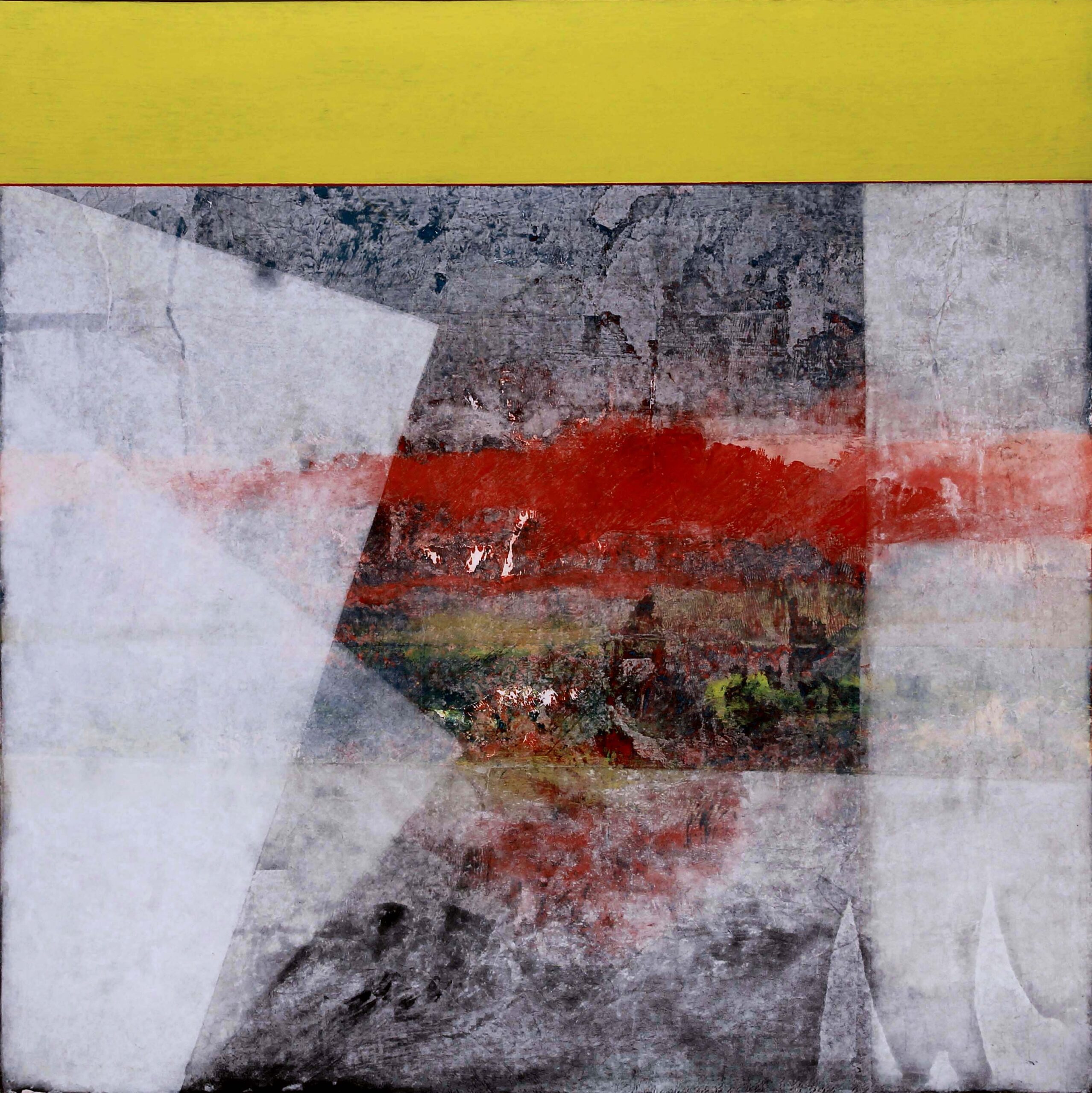 1987 - Umori autunnali - veline e acrilici su tavola 60x60