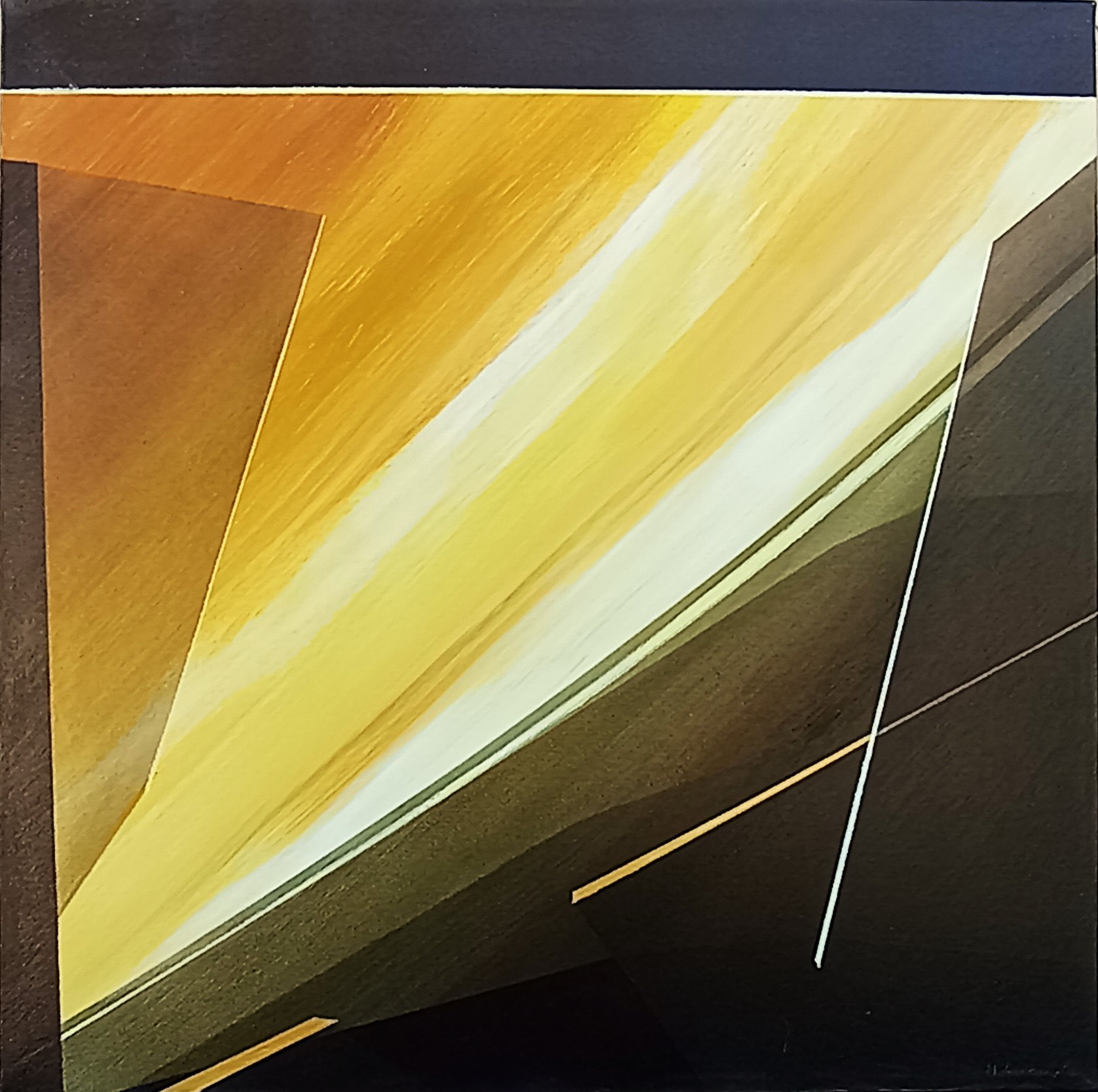 2017 - paesaggio autunnale - acrilici su tela 40x40 (Serena Lanzione)